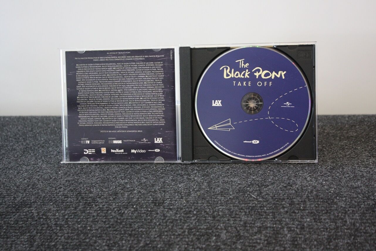 CD, Black Pony signiert, TAKE OFF, Musik, Autogramm, Charts, Song, Singen, Band