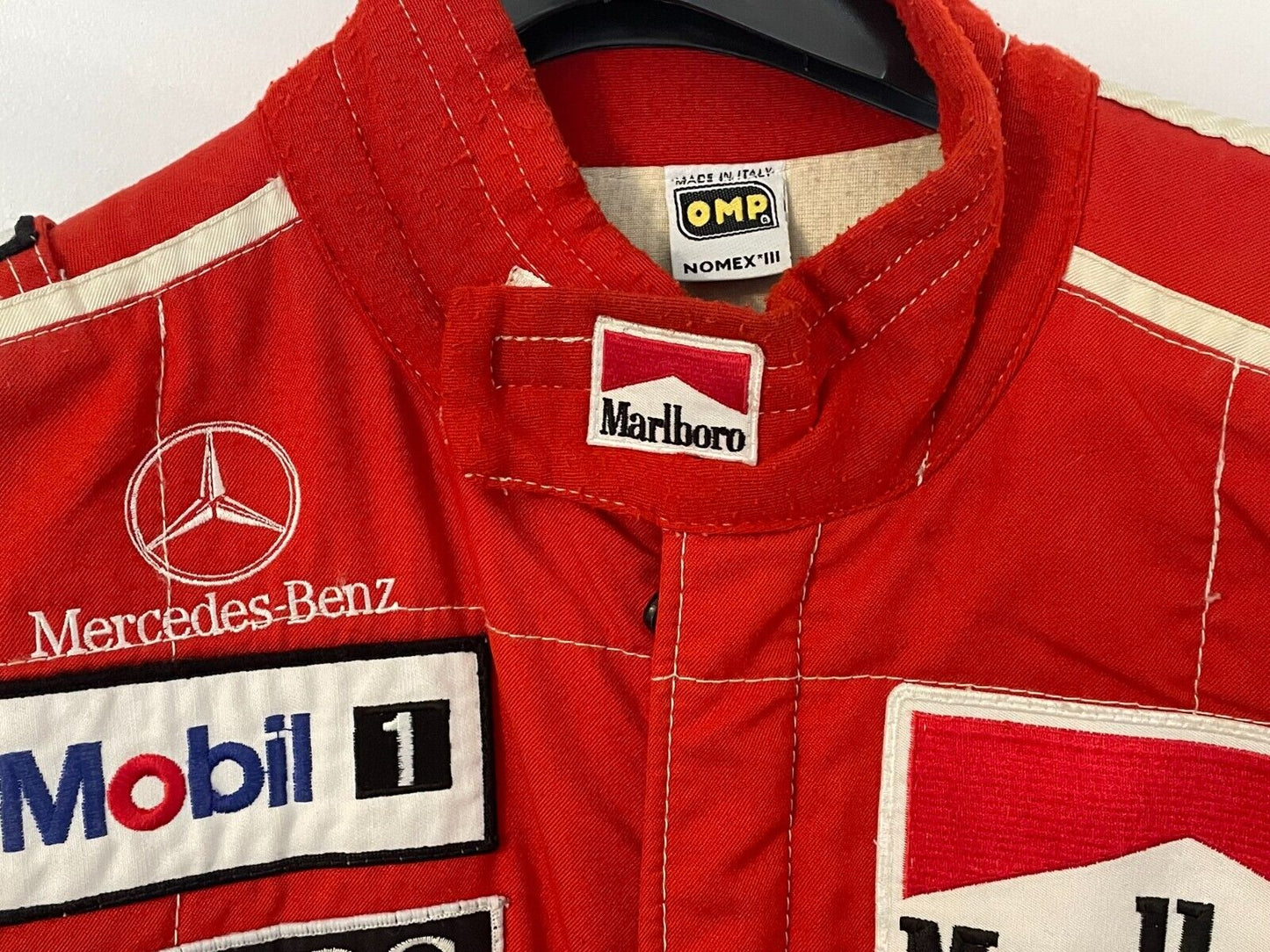 David Coulthard Formel 1 Original Rennanzug mit Unterschrift Autogramm