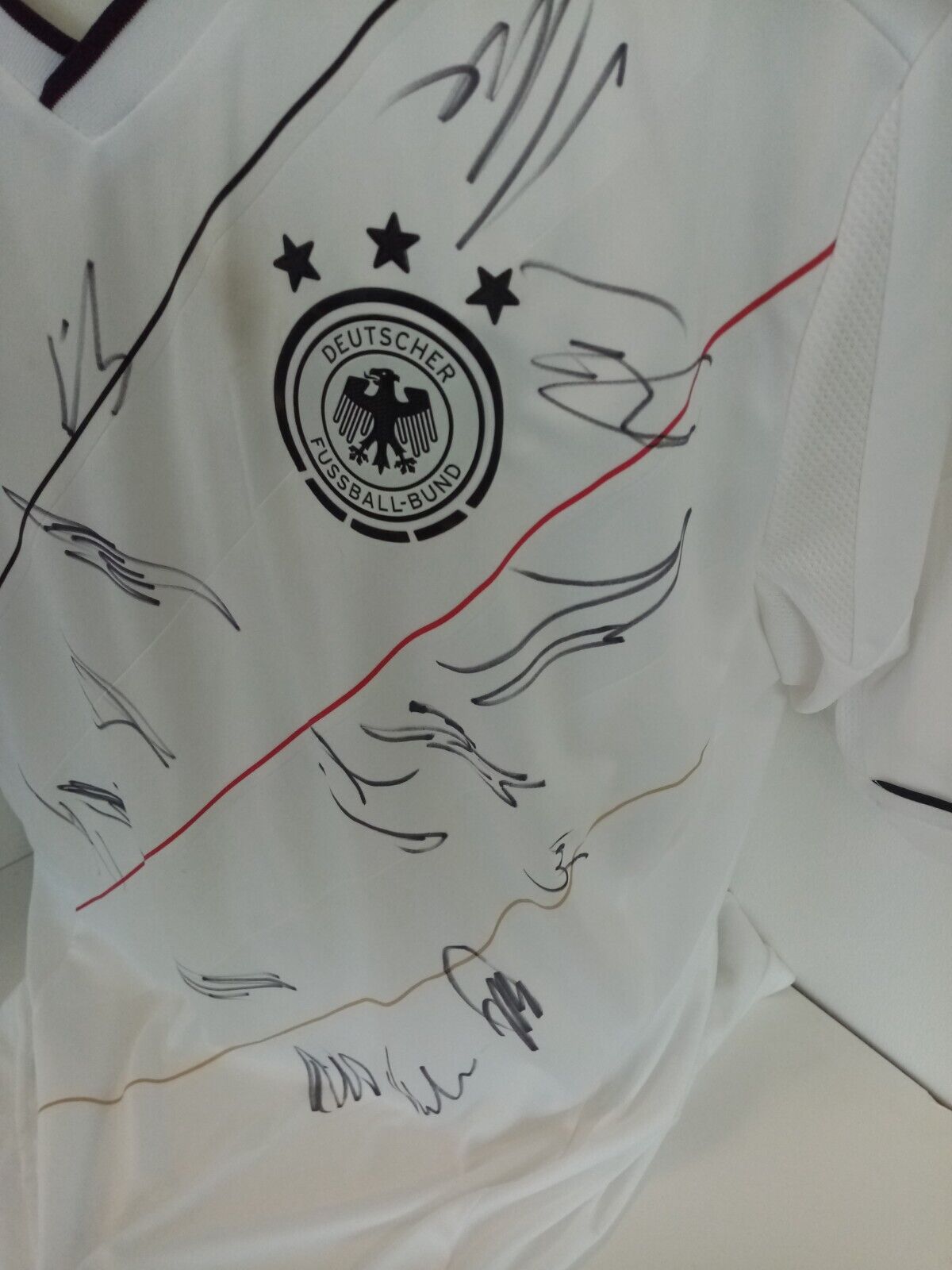 Germany jersey EM 2012 team signed autograph football DFB Euro Adidas Coa XL