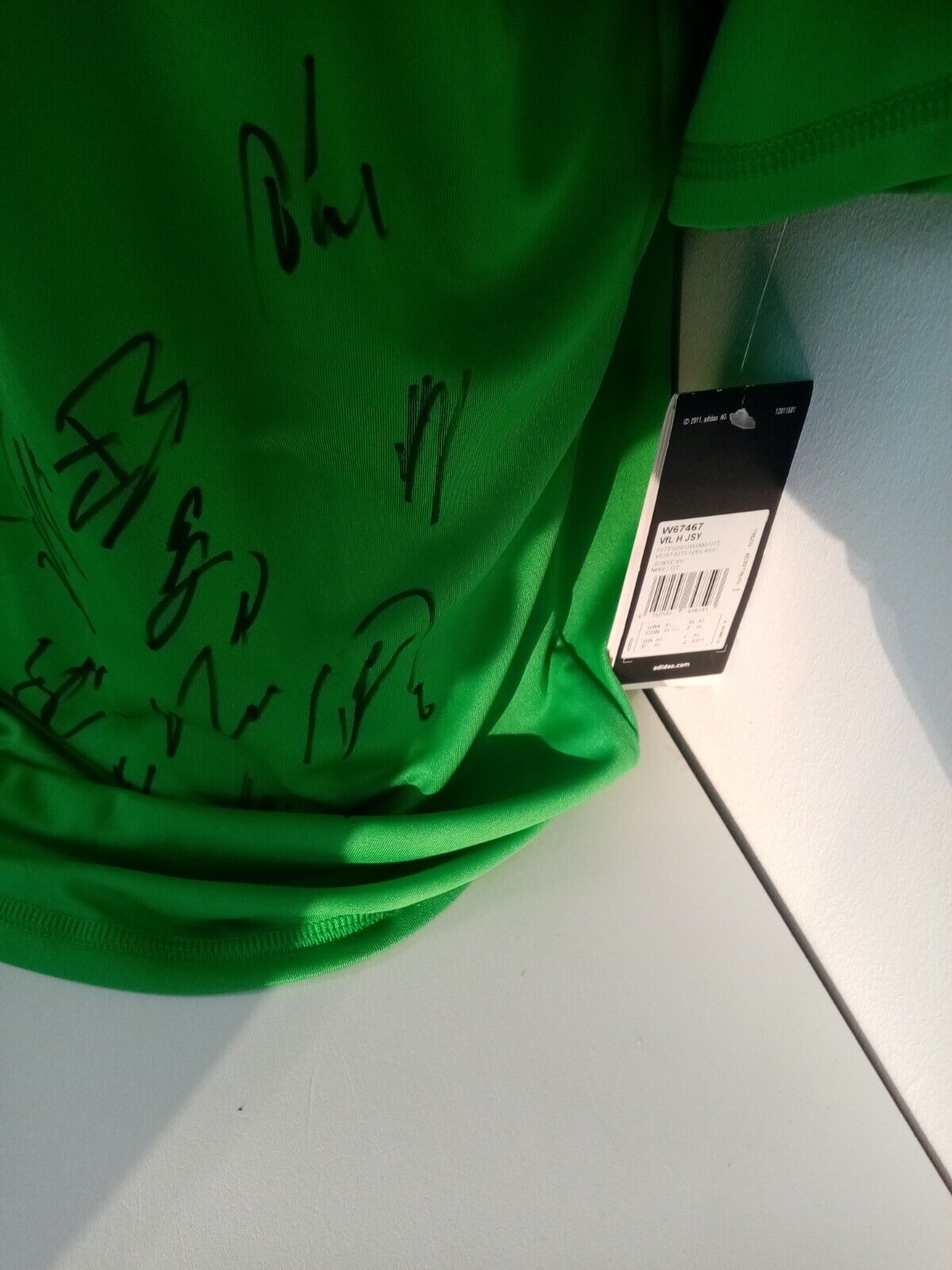 VFL Wolfsburg Trikot 2012/2013 Teamsigniert COA Autogramm Adidas Bundesliga XL