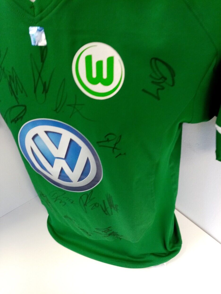 VFL Wolfsburg Trikot 2004/2005 Teamsigniert Wölfe Autogramm Fußball Nike 164-176