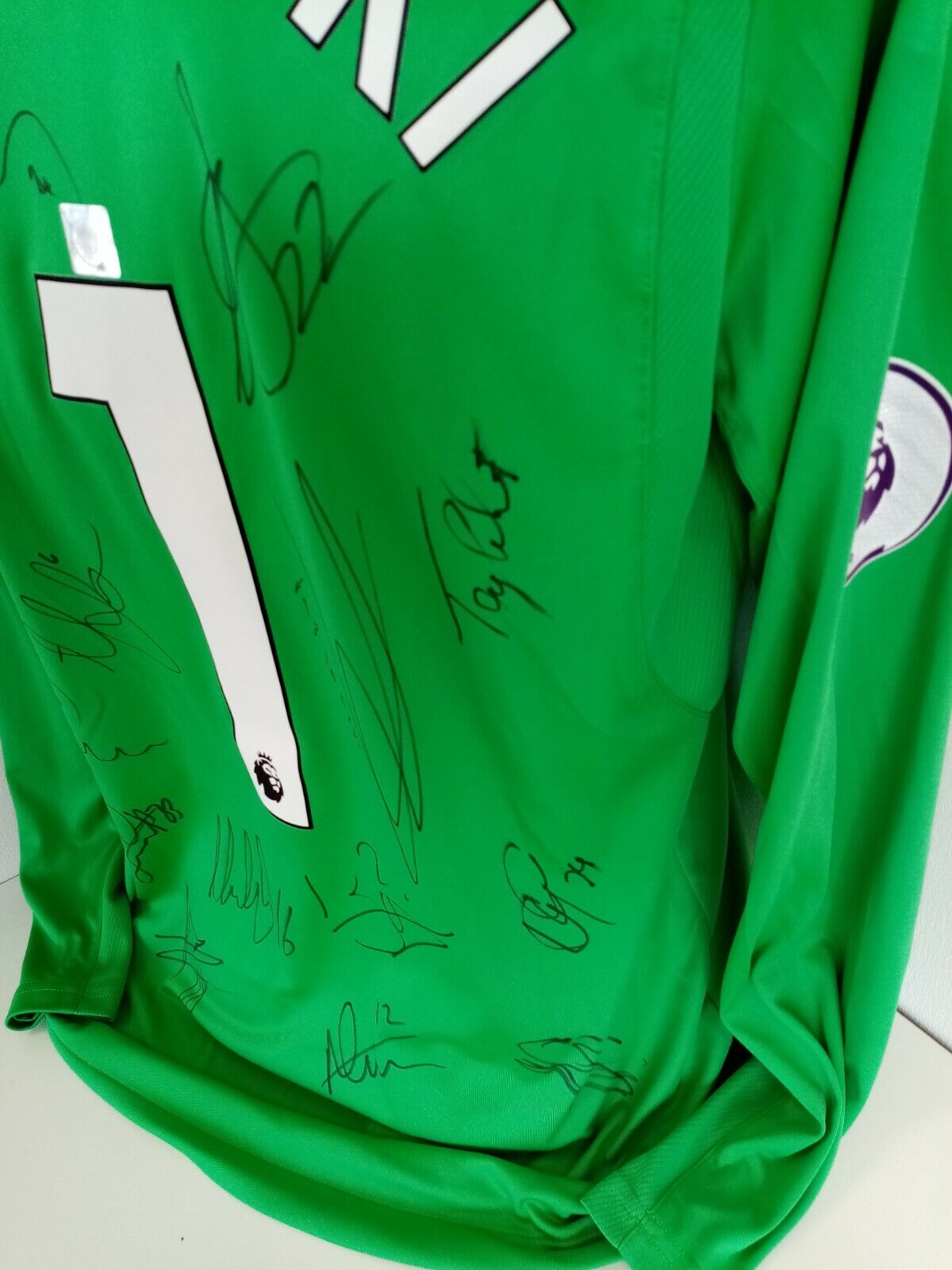 Swansea City goalkeeper jersey 2017/2018 team signed England Joma joma jerse football l