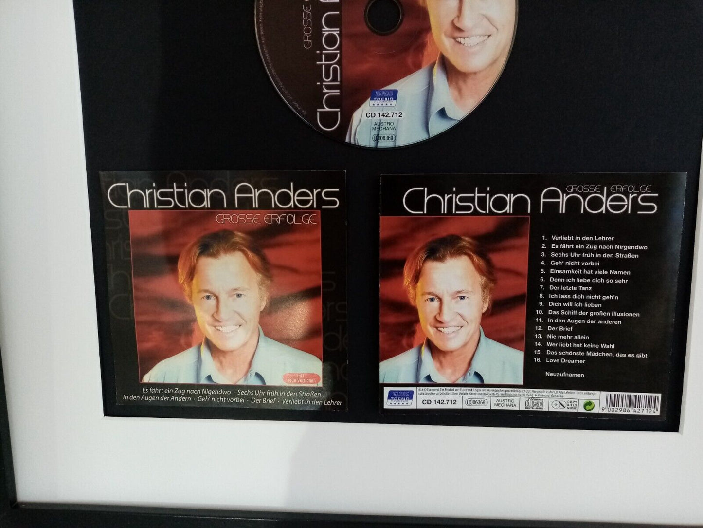 CD / Rohling Christian Anders signiert mit Album im Rahmen Autogramm Neu Musik