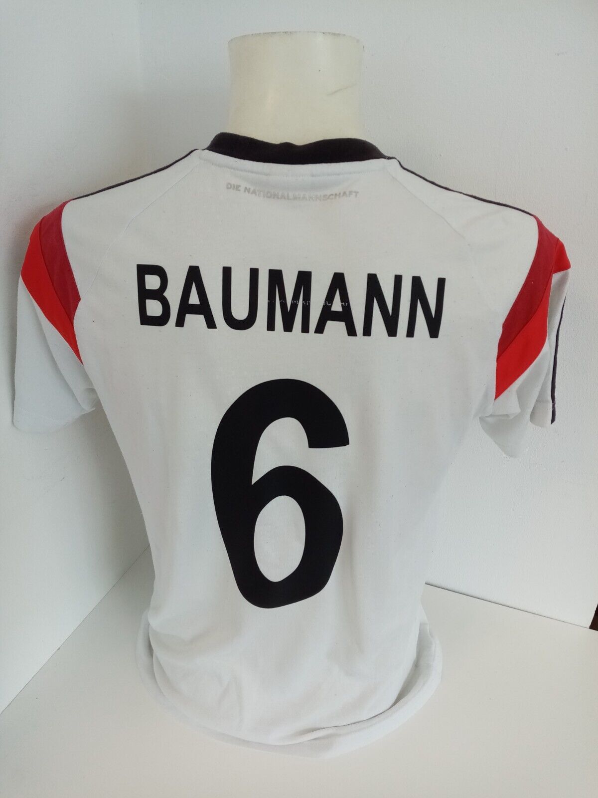 Deutschland Shirt Frank Baumann signiert DFB Unterschrift Trikot Adidas Werder S
