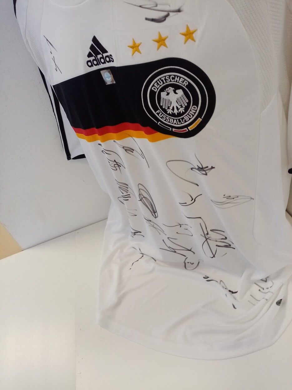 Germany jersey em 2008 team signed euro autograph football dfb adidas new XL