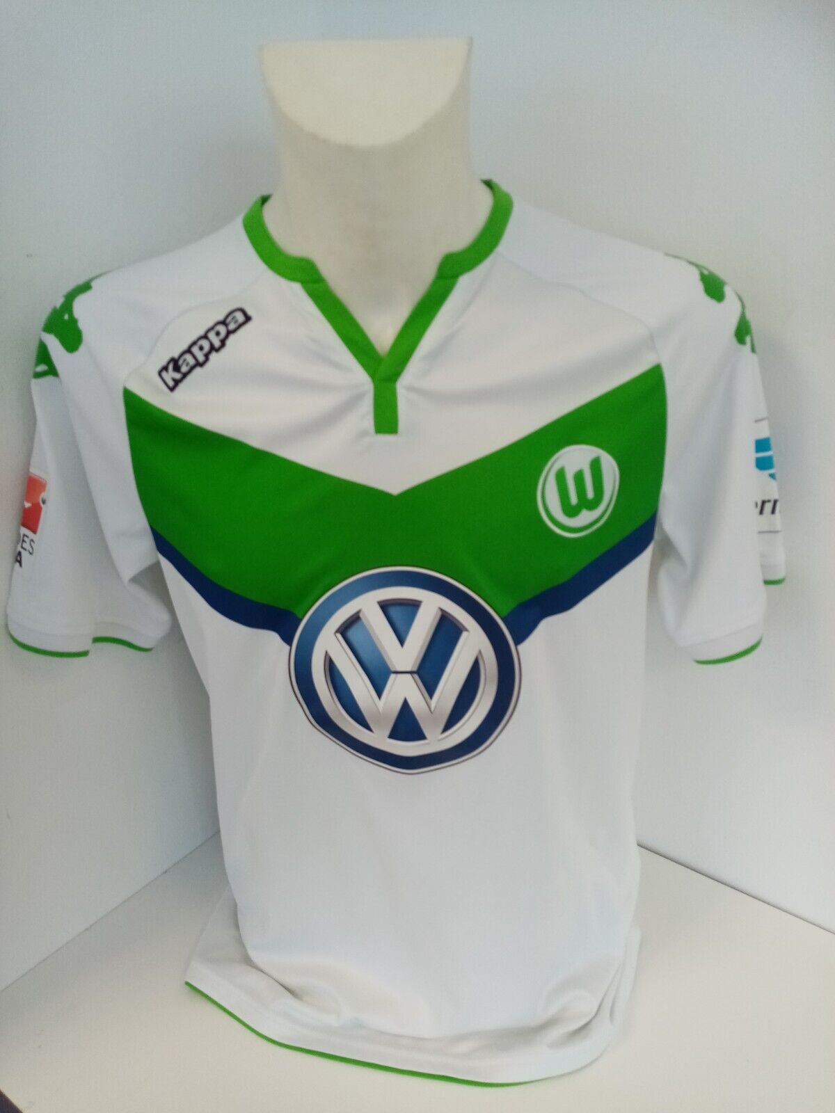 VfL Wolfsburg jersey azzaoui signed with a dedication football bundesliga kappa new m