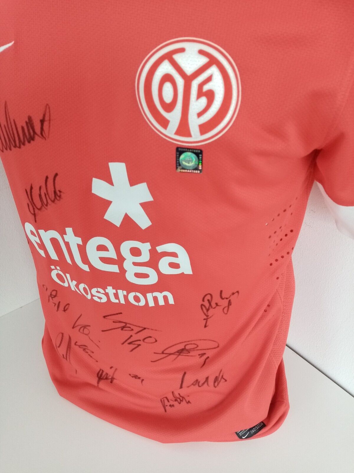 Mainz 05 Trikot 2012/2013 Teamsigniert Autogramm Bundesliga Fußball Nike COA S