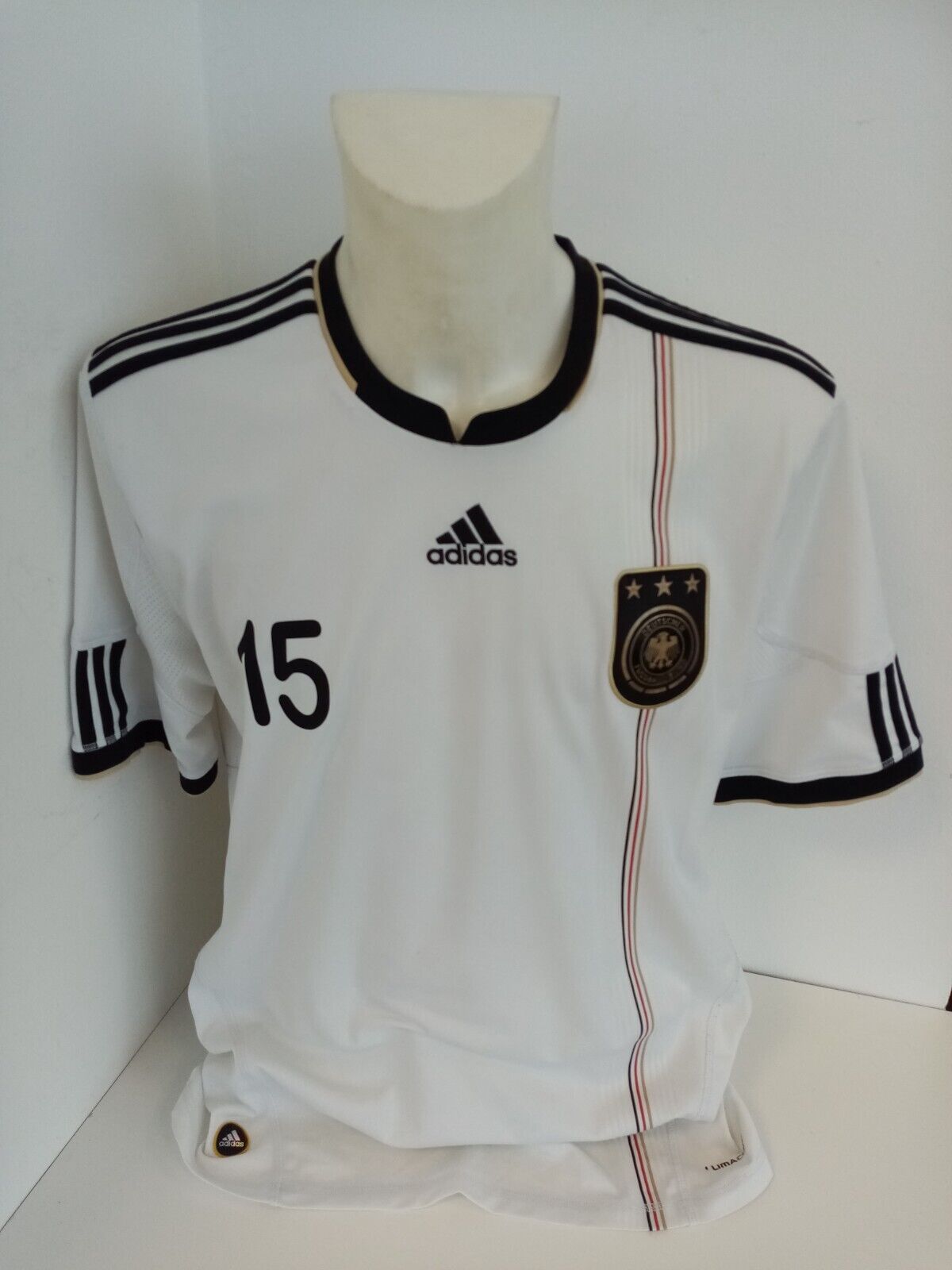 Deutschland Trikot Christian Träsch signiert Adidas Unterschrift DFB Fußball L