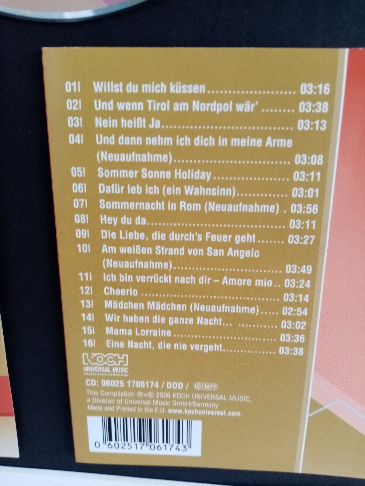 CD / Rohling G. G. Anderson signiert + Album im Rahmen Autogramm Musik Schlager