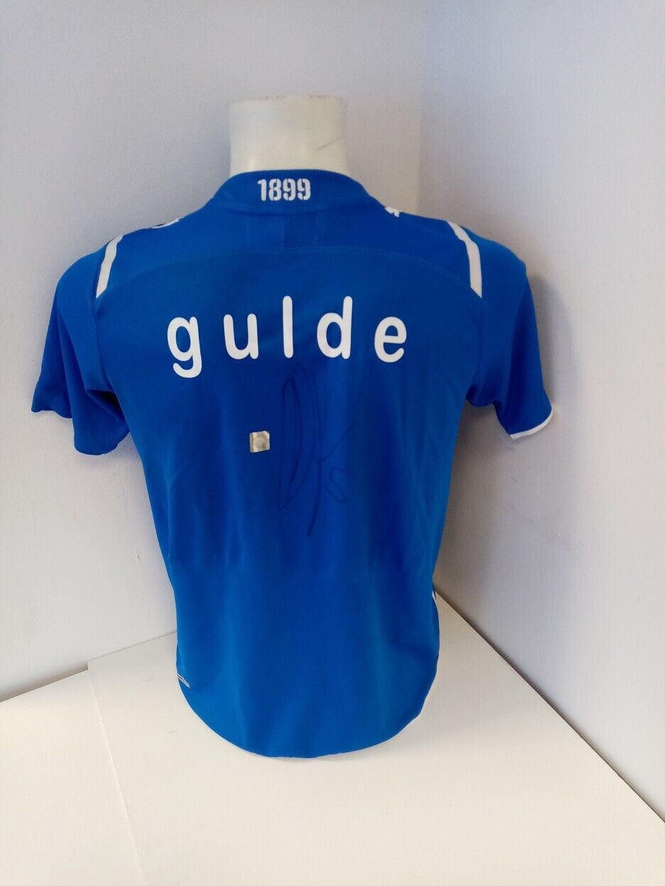 TSG 1899 Hoffenheim Trikot Gulde signiert Autogramme Bundesliga Fußball Puma 164