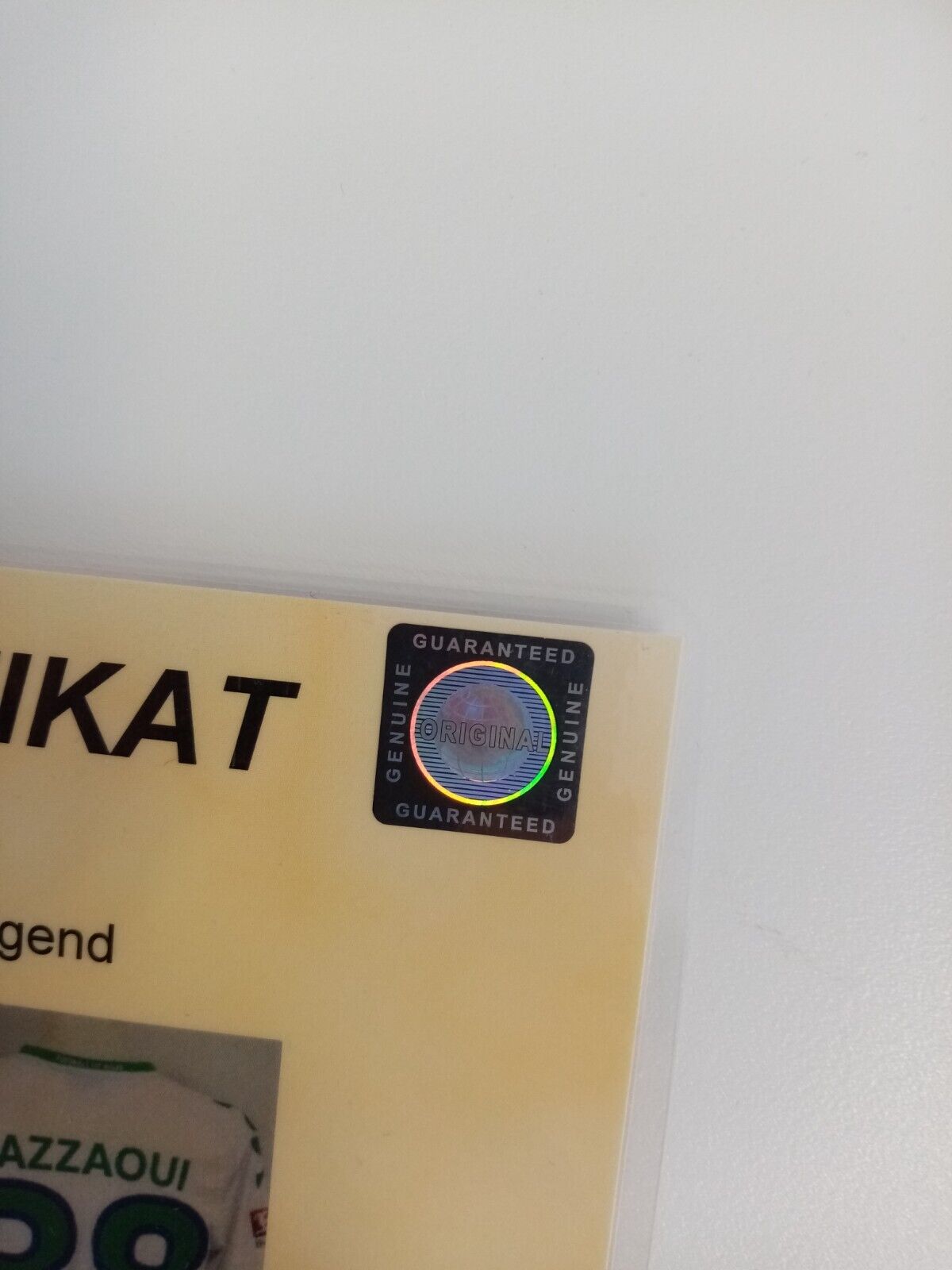 VfL Wolfsburg jersey azzaoui signed with a dedication football bundesliga kappa new m