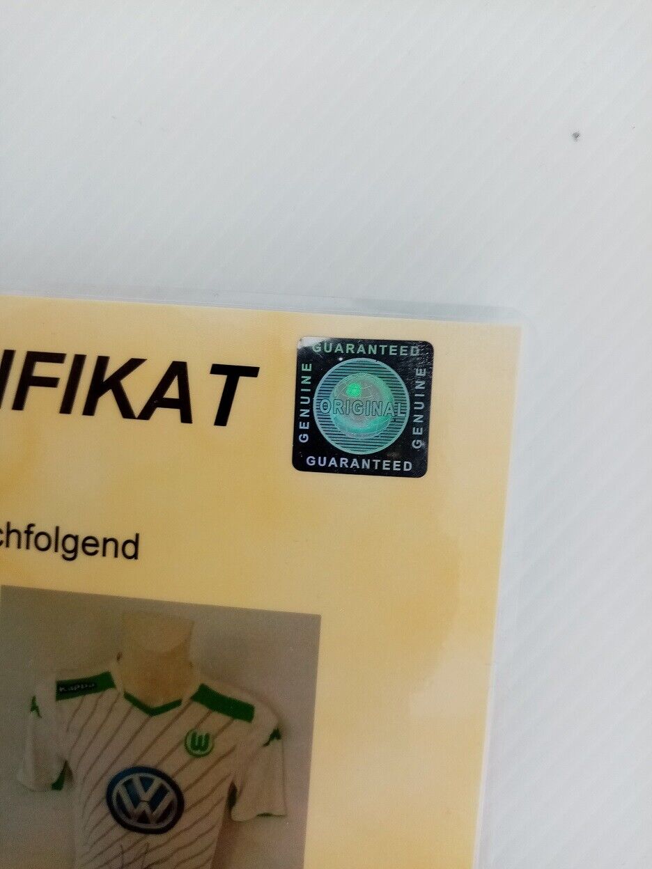 VFL Wolfsburg Trikot Knoche signiert Wölfe Fußball Bundesliga Autogramm Kappa S