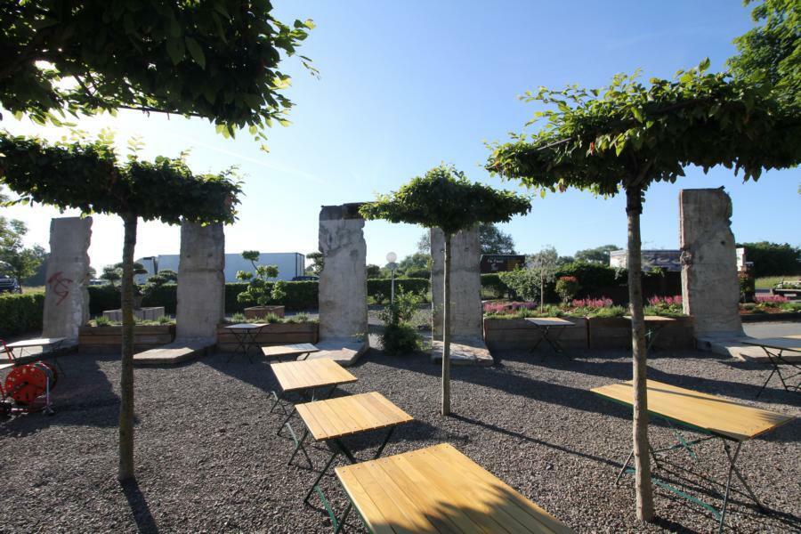 Kiddy Citny painted Berlin Wall - real wall element segment