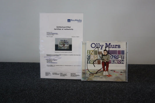 CD, Olly Murs signiert, IN CASE DIDNT YOU KNOW, Musik, Autogramm, Charts, Sänger