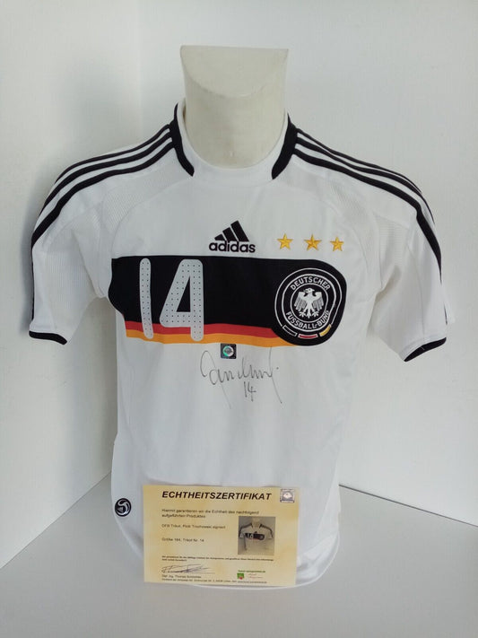Deutschland Trikot Trochowski signiert DFB Autogramm Fußball Adidas COA 164