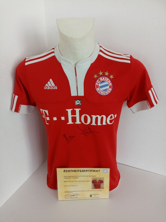 Bayern München Trikot Hans Dorfner signiert Autogramm Bundesliga Adidas FCB 152