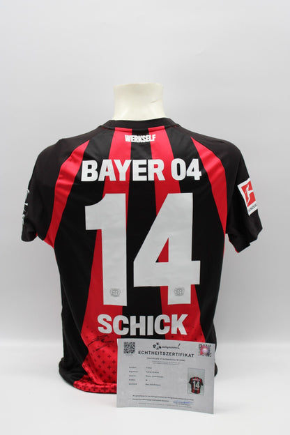 Bayer Leverkusen 2026/2027 Trikot Patrik Schick signiert zertifiziert M