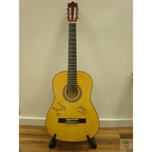 Konzertgitarre signiert von Fanel Cornelius The Voice of Germany, Autogramm, Neu