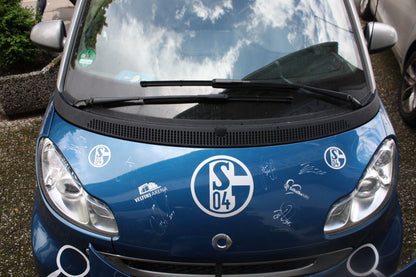 Motorhaube für Smart 451 signiert von Schalke Spielern