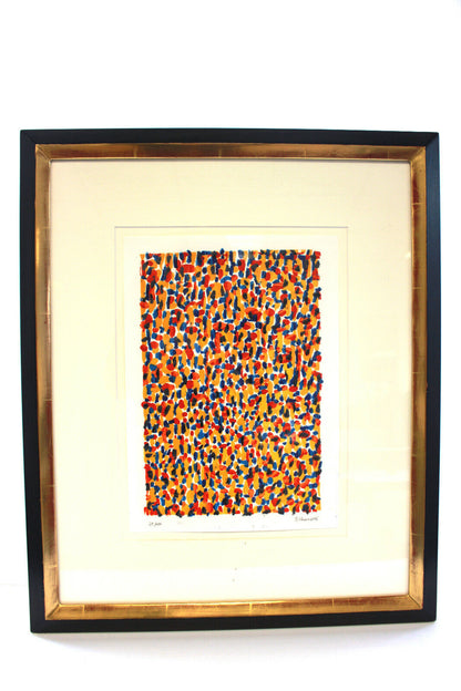 Bernd Schwarzer Original "German-European Picture" No.28 of 100, framed 