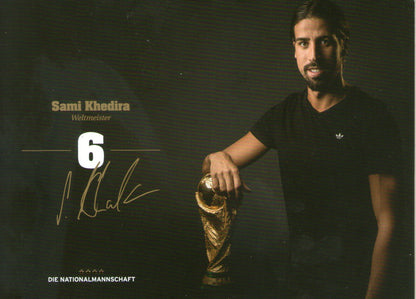 Limited, Limitierte Edition DFB Autogrammkarte! Sami Khedira!! RAR!!, Gold