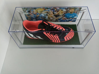 Fußballschuh Sokratis signiert Beleuchtung Griechenland Arsenal Fußball Greece