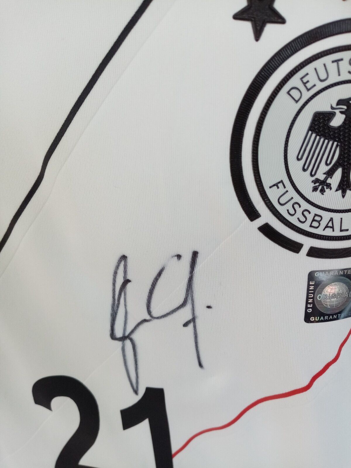 Germany Jersey Mustafi signed Authentic DFB Football Adidas Autograph XL