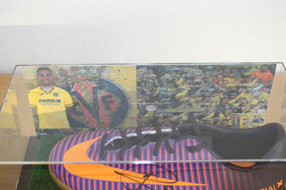 Football shoe Paco Alcacer signed Villarreal Spain La Liga Football Nike NEW