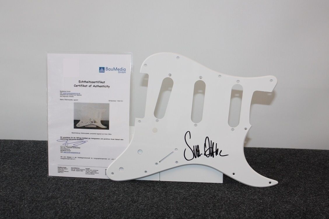 Gitarrenplatte, Sven Ottke signiert, Autogramm, Boxen, Neu, Sammeln, Signatur