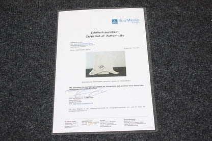 Gitarrenplatte, Viktoria Brams signiert, Marienhof, Hallo Robbie, Neu, Serie, TV