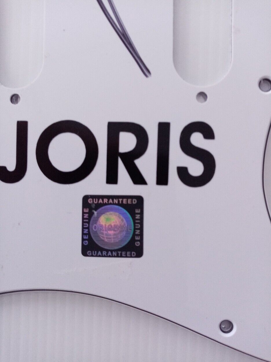 Guitar plate Joris signed music singer charts autograph new guitar