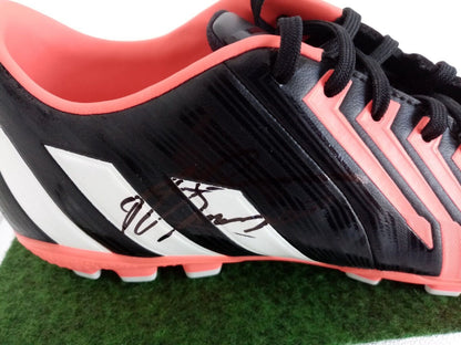 Fußballschuh Sokratis signiert Beleuchtung Griechenland Arsenal Fußball Greece