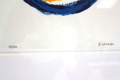 Bernd Schwarzer Handmade original No. 56 of 100, high quality framed