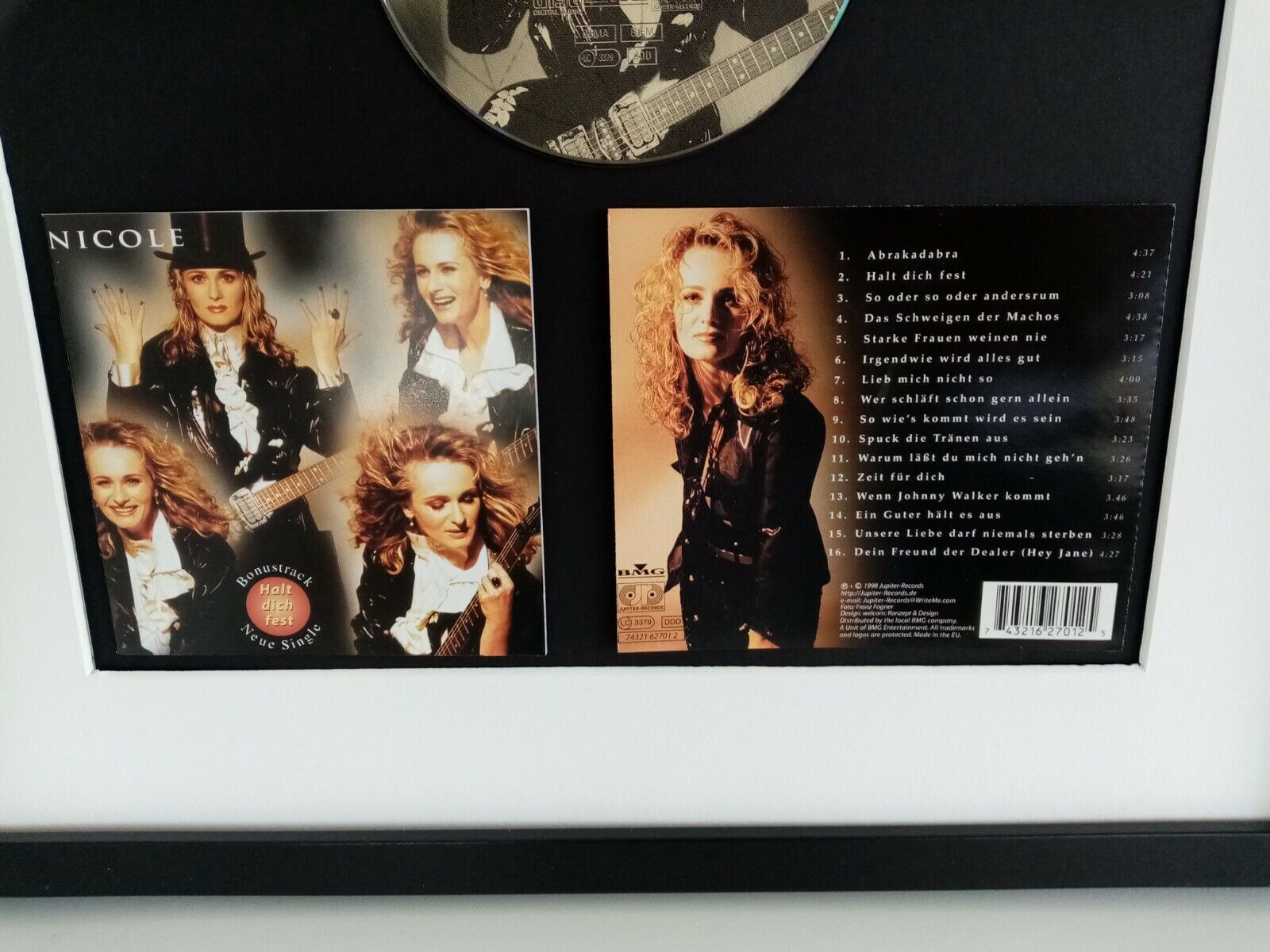 CD / Rohling Nicole signiert mit Album im Rahmen Autogramm Musik Schlager Neu