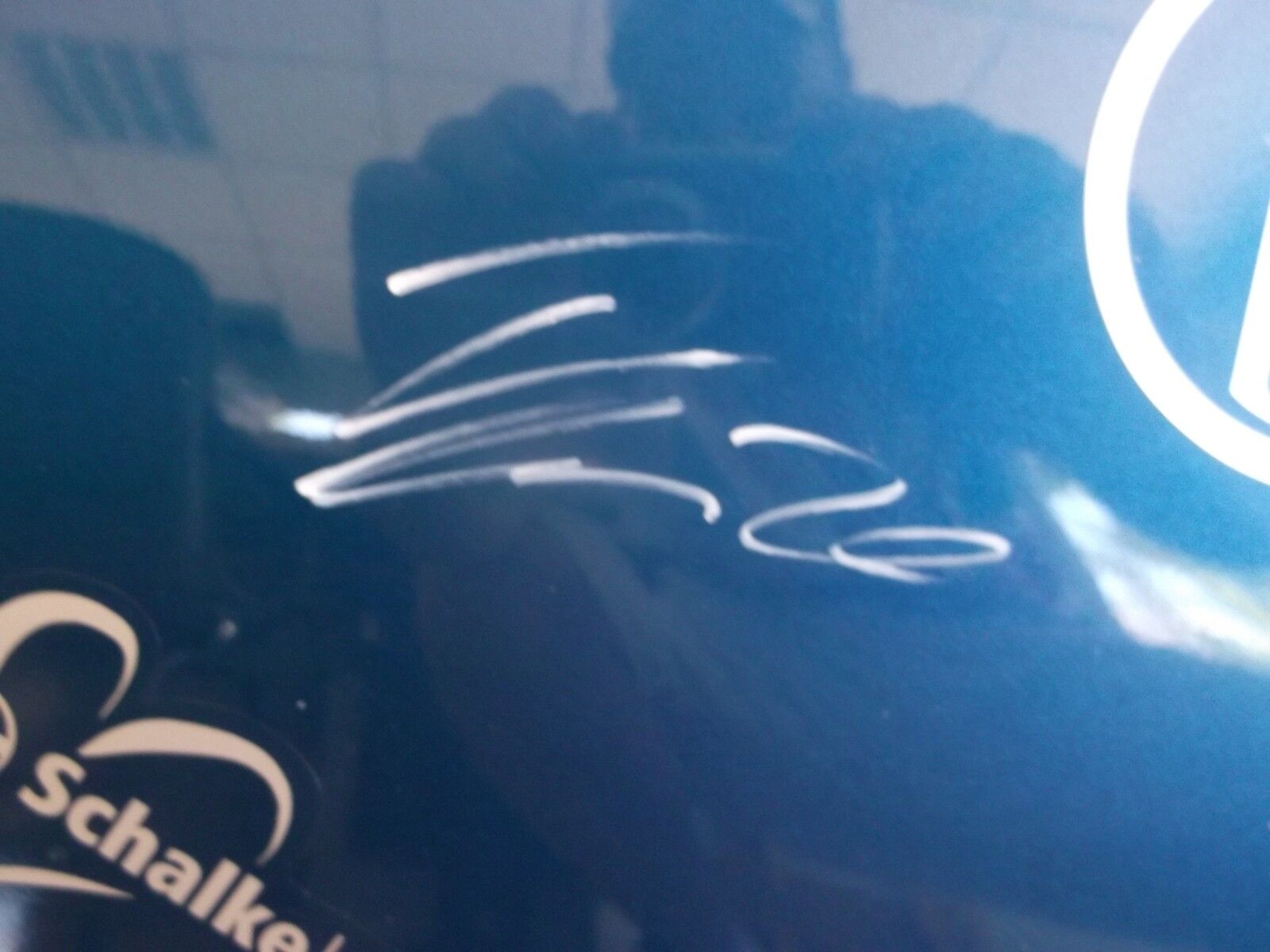 Motorhaube für Smart 451 signiert von Schalke Spielern