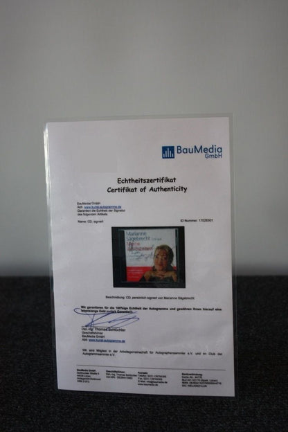 CD, Marianne Säbrecht signed, my seasons, autograph, film, television