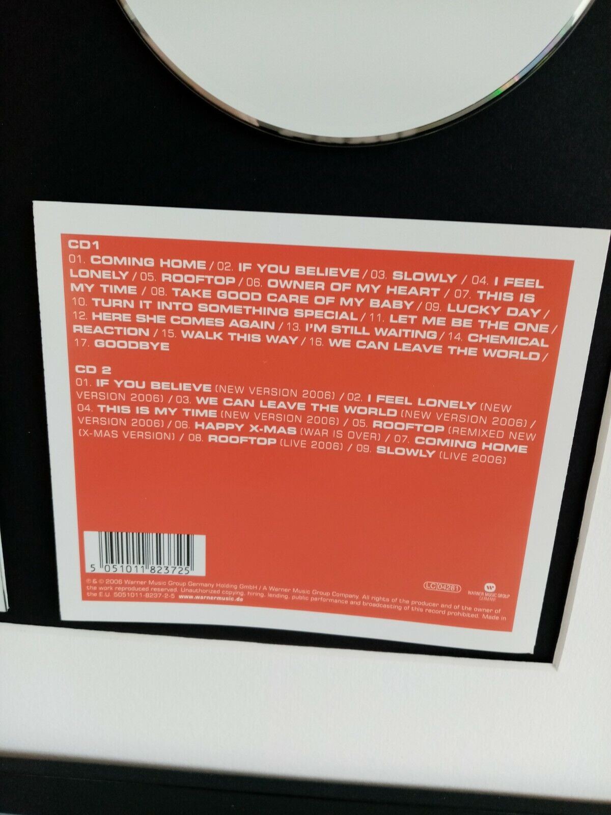 CD / Rohling Sasha signiert mit Album im Rahmen Autogramm Musik Charts Neu