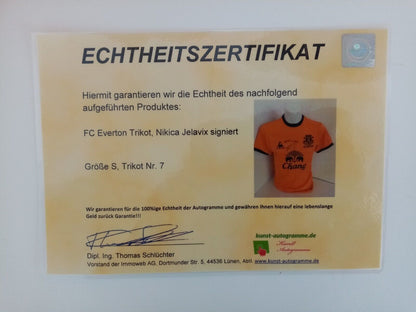 FC Everton Trikot Jelavic signiert Autogramm Fußball Neu Kroatien England COA S