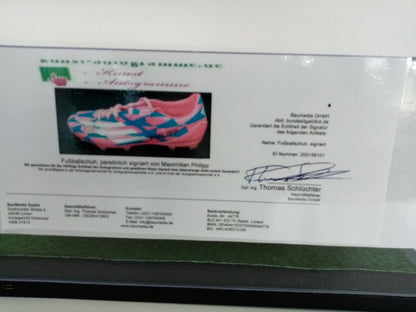 Fußballschuh Maximilian Philipp signiert Beleuchtung Dynamo Moskau Adidas Neu