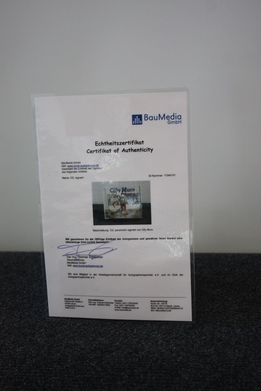 CD, Olly Murs signiert, IN CASE DIDNT YOU KNOW, Musik, Autogramm, Charts, Sänger