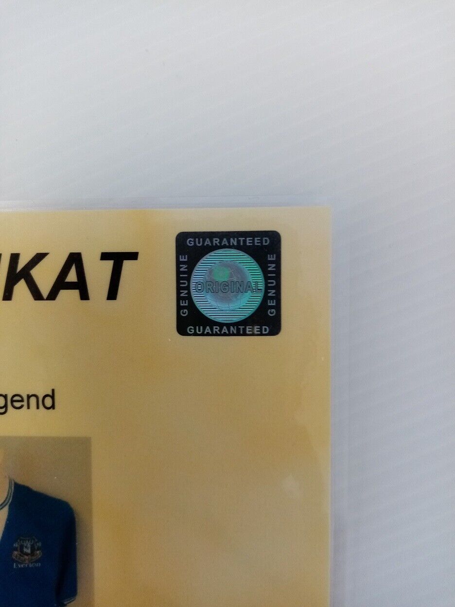 Everton jersey phil neville signed autograph soccer england le coq sportif xl