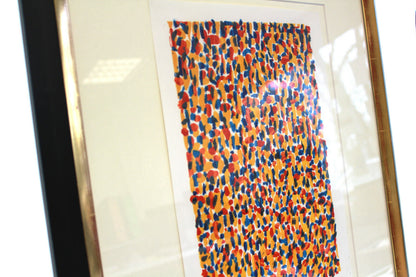 Bernd Schwarzer Original "German-European Picture" No.28 of 100, framed 