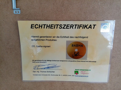 CD / Rohling Sasha signiert mit Album im Rahmen Autogramm Musik Charts Neu