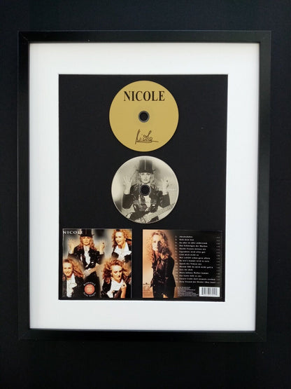 CD / Rohling Nicole signiert mit Album im Rahmen Autogramm Musik Schlager Neu