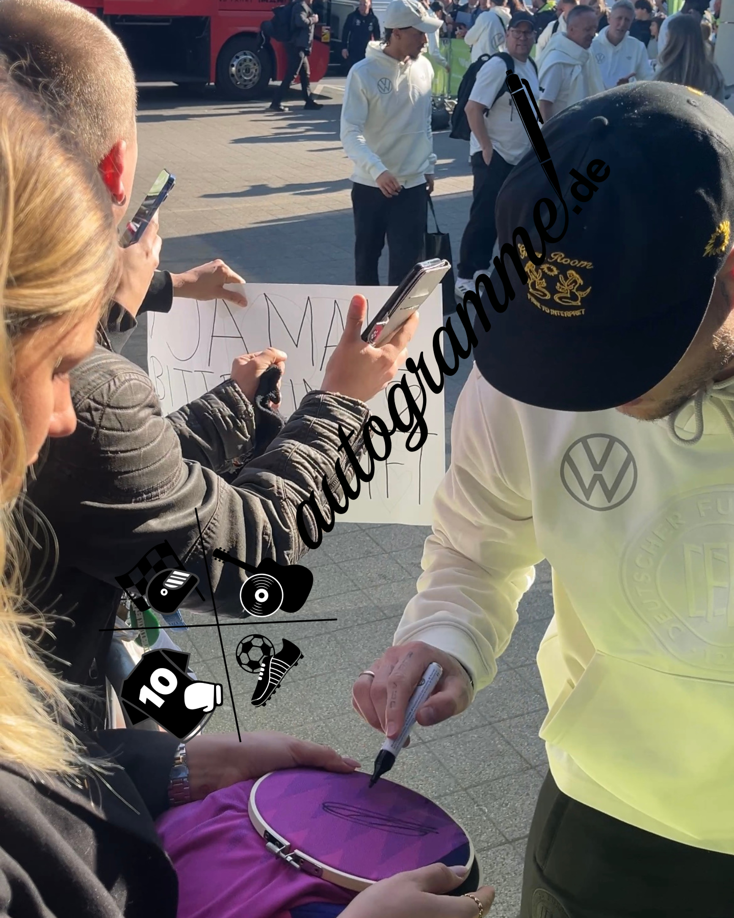 DFB Trikot David Raum signiert Adidas COA Deutschland Autogramm S