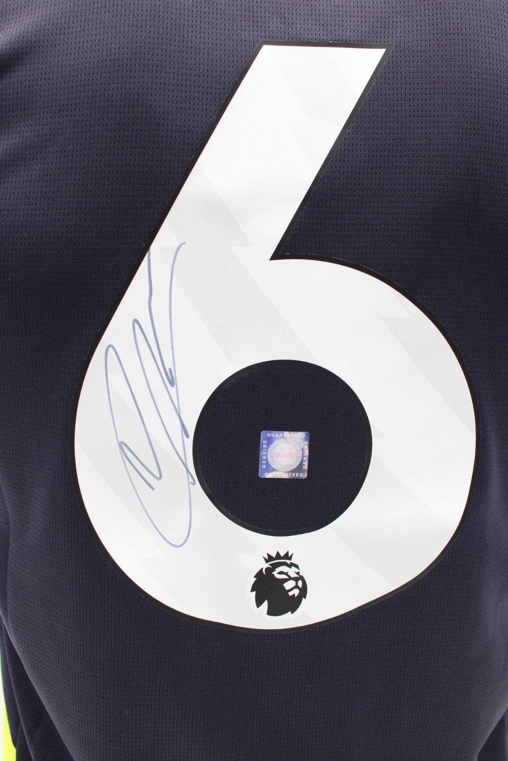 Manchester City Trikot Nathan Aké signiert Autogramm zertifiziert XS