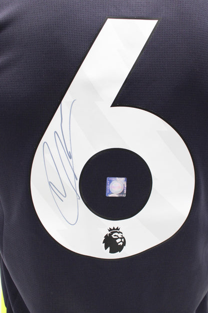 Manchester City Trikot Nathan Aké signiert Autogramm zertifiziert XS