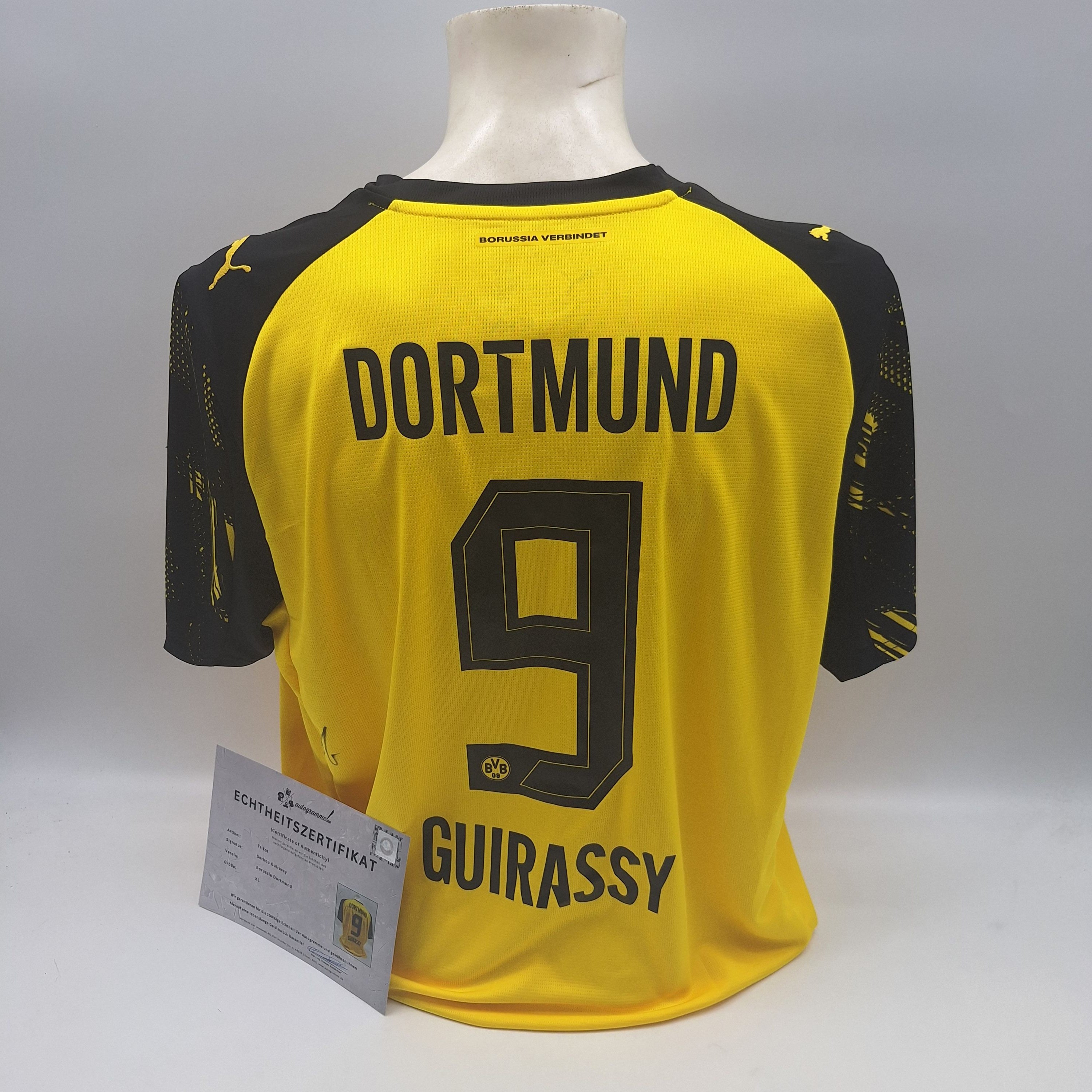 Borussia Dortmund Trikot Serhou Guirassy signiert BVB Puma XL
