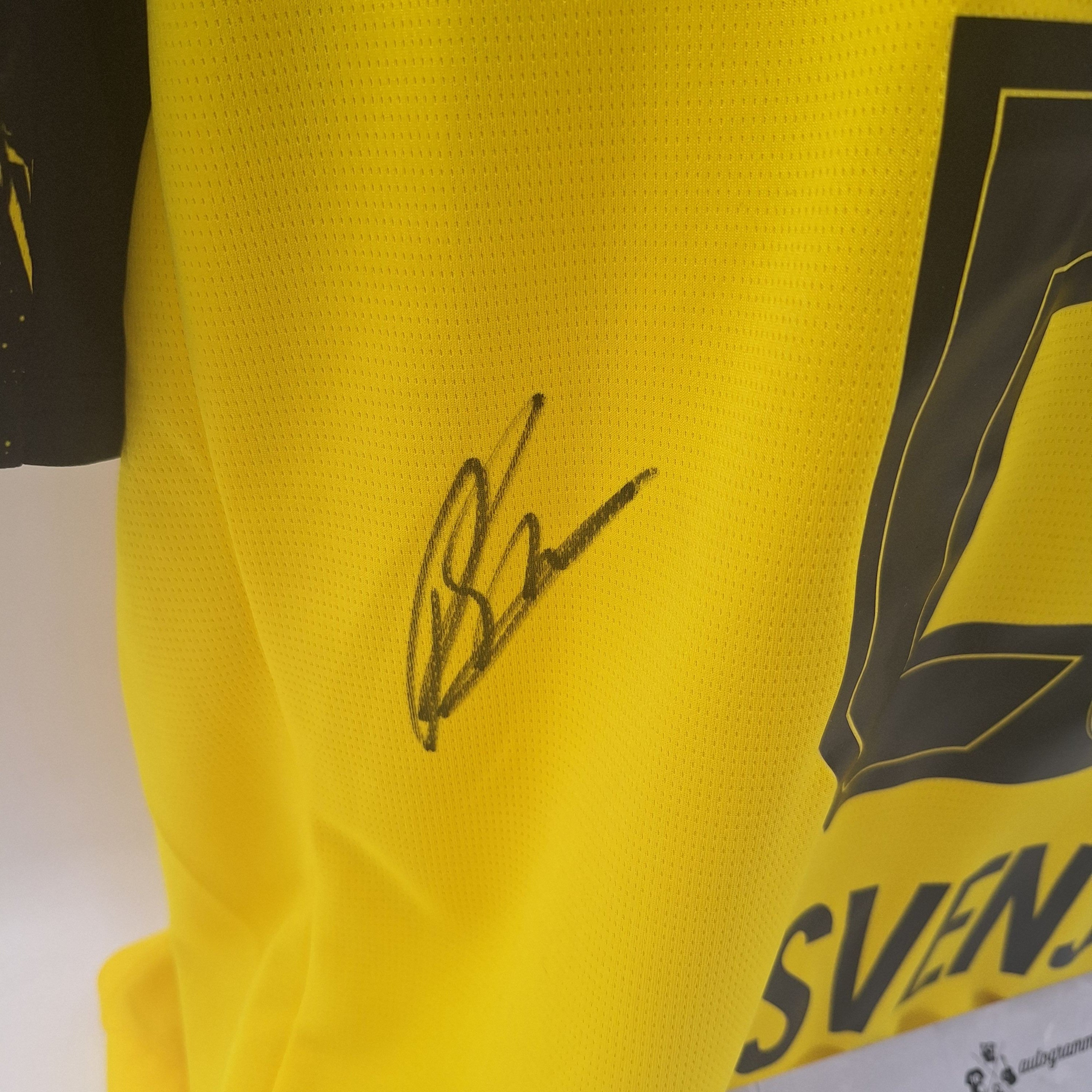 Borussia Dortmund Trikot Daniel Svensson signiert BVB Autogramm Puma neu XL