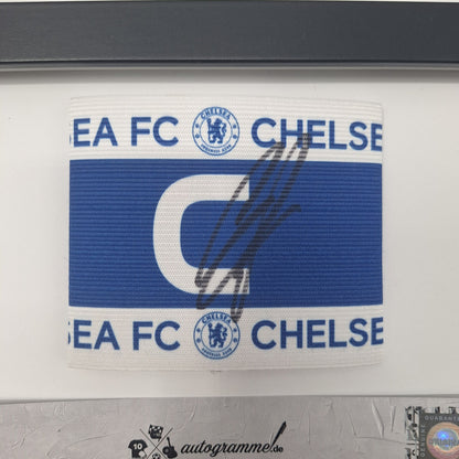 Kapitänsbinde Enzo Fernandez signiert im Rahmen FC Chelsea COA